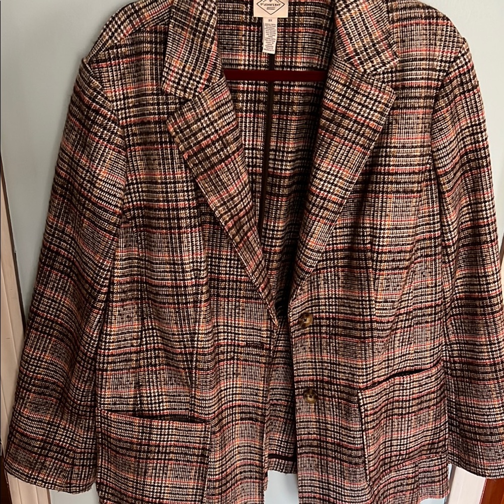 Plaid Women's Blazer